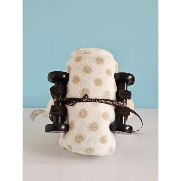 PiccoloChic Plush Lamb Pull Toy With Baby Blanket - Picture 5 of 9